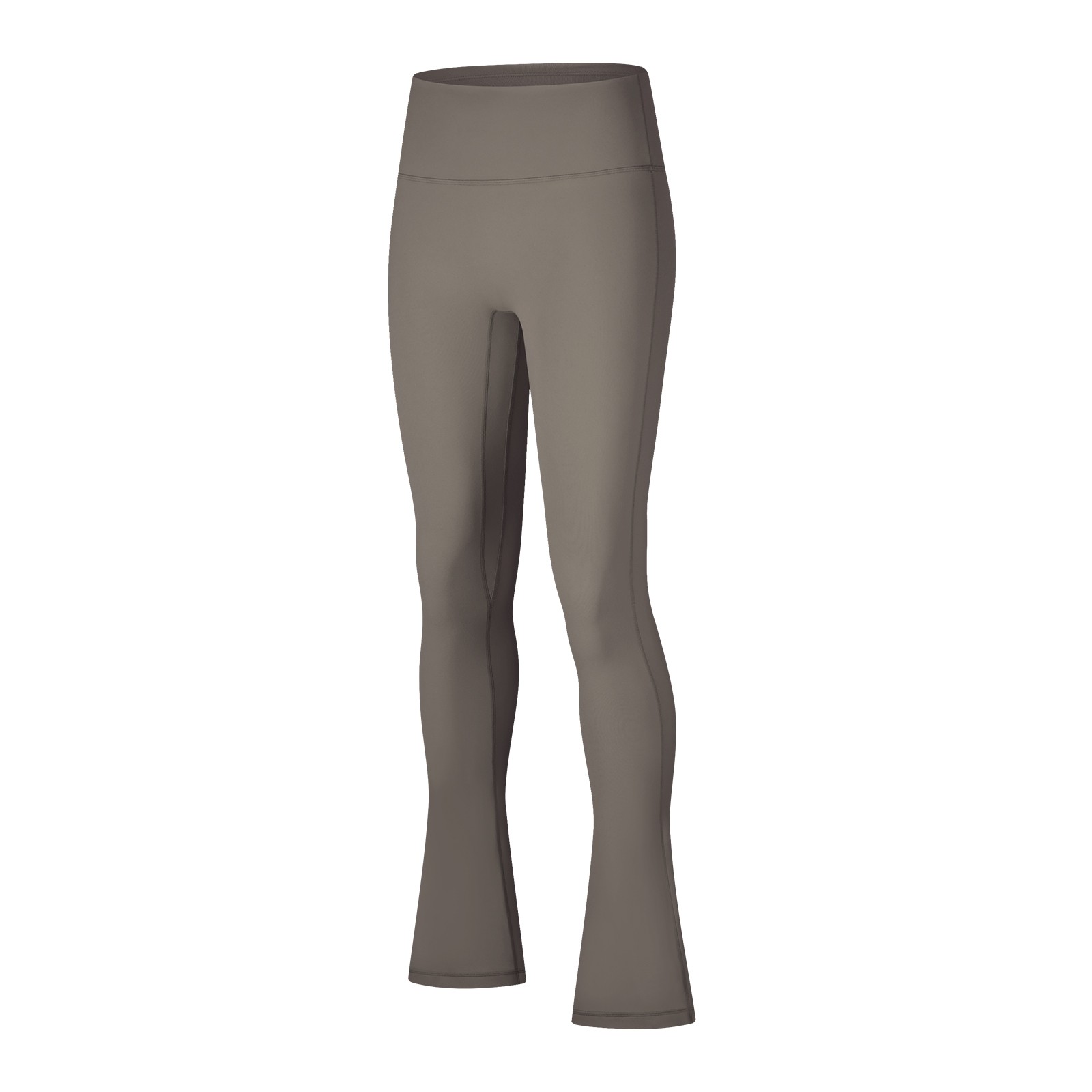thumbnail image 5 of Pantalones deportivos de yoga: leggings acampanados de cintura alta, nailon y spandex, ropa deportiva elegante, cómodos y elásticos., 5 of 5